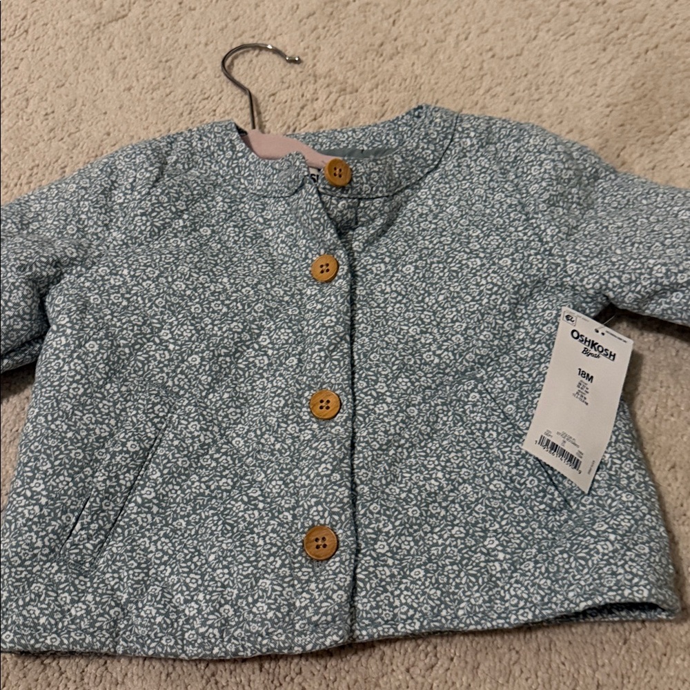 OshKosh B'gosh Floral Patterned Kids Blazer